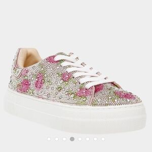 Women's Crystal Embellished Sneakers
